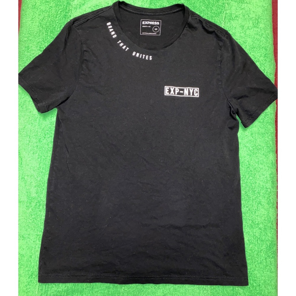 Black Small Express Men Tshirt
